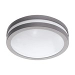 EGLO Connect LED buitenarmatuur - LOCANA-C - wand/plafondlamp - zilver - Ø 260 mm - 14W