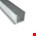 Roval U-Profiel - aluminium - 20x22x20x2 mm - 3000 mm
