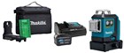 Makita kruislijn laser - SK700GDX - 12V Max - groen - 3x 360° - 1x4.0 Ah accu en lader - in tas