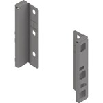 Blum Rugwandhouder MERIVOBOX K-hoogte, L+R, voor houten rugwand Kleur: indium grijs