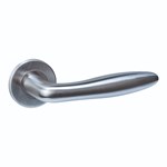 Intersteel Deurkruk Q 03 op rozet verdekt ø52x6mm RVS