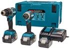 Makita combiset (klop)boren/(slag)schroeven - DLX2180TJ1 - 18 V - 3x5,0 Ah accu en snellader - in Mbox