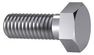 Fabory Zeskanttapbout - DIN 933 - staal - elektrolytisch verzinkt - 8.8 - M6x25/S=10