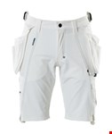 Mascot Advanced short - 17149-311 - afritsbare spijkerzakken - wit - maat C49