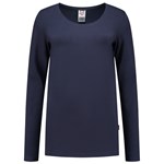 Tricorp T-Shirt - Casual - lange mouw - dames - inkt blauw - S - 101010