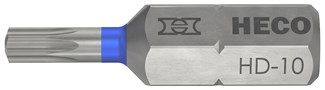 HECO schroefbits [10x] - Torx T-10 (HD10) - blauw