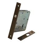 Mauer schuifdeurslot haakschoot - doornmaat 55 mm - 3212 BB (sleutel)