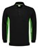 Tricorp polosweater Bi-Color - Workwear - 302001 - zwart/limoen groen - maat 3XL