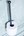 Dauby toiletrolhouder enkel - Pure Plus - ruw metaal - 350 mm - links