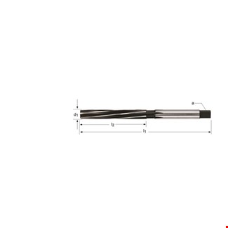 Dormer handruimer - HSS - b100 12.00 mm - B10012.0