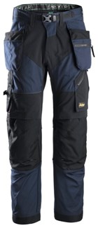 Snickers Workwear werkbroek - met holsterzakken - FlexiWork - 6902 - donkerblauw - maat 162