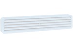 Kunststof deur ventilatierooster 451,5x91,7 mm wit 