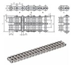 Donghua - Rollenketting - Inox - Duplex - 3/4" - BS - 12B-2-SS