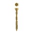 Dynaplus vlonderschroef [50x] - AR-BRONZE XTREME - platkop-60° - TX-40 - 8.0x80/42mm