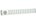 Nedco schuifrooster alu.wit 500 x 65 mm met draaiknop