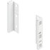 Blum Rugwandhouder MERIVOBOX K-hoogte, L+R, voor houten rugwand Kleur: zijdewit