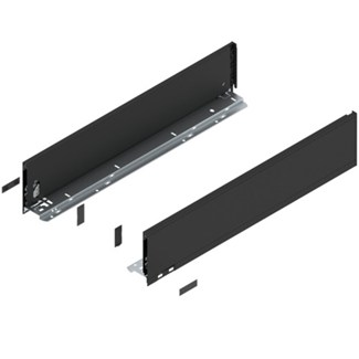 blum LEGRABOX zijkant L+R  K-hoogte, 600mm Kleur: carbon zwart