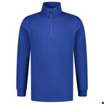 Tricorp sweater ritskraag - Casual - 301010 - koningsblauw - maat 5XL