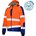 Opsial Softshell jas oranje-marineblauw High-Visibility - maat 3XL