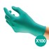 Ansell TouchNTuff 92-600 Nitril wegwerphandschoenen (100x) groen - latex/poedervrij maat 8/M