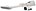Makita accu steelstofzuiger - CL114FDWIX - 12 V Max - ivoorwit - met ingebouwde 2,0 Ah accu - lader in doos