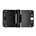 BSW Portus extra sterk veiligheidsscharnier VV 090-7/100 x 152 mm - 180 kg - mat zwart BV