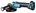Makita haakse accu slijpmachine - DGA504ZJX2 - 18V - 125mm - met vastzetschakelaar - excl. accu en lader - in Mbox