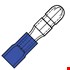 Klemko gedeeltelijk geisoleerde rondsteker - SP 2505 HA - 27 A - 1.04-2.66 mm² - easy entry - blauw