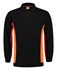 Tricorp polosweater Bi-Color - Workwear - 302001 - zwart/oranje - maat L