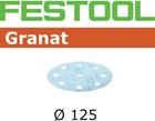 Festool Schuurschijf Granat Stf D125/9 P800 Gr/50
