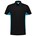 Tricorp Workwear 202002 Bi-Color unisex poloshirt Zwart Turquoise S