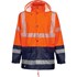 Opsial regenjas - Darius - High Visibility - oranje/marine blauw - maat S