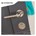 Intersteel toilet-/badkamersluiting met plat rond rozet - Ø 50 mm - 8 mm stift - RVS geborsteld