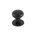 Dauby deurknop op rozet - Pure PHR / 50 - verouderd ijzer zwart - 45 mm 