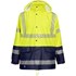 Opsial regenjas - Darius - High Visibility - geel/marine blauw - maat XXL