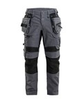 Blåkläder X1900 werkbroek denim stretch grijs/zwart maat 58
