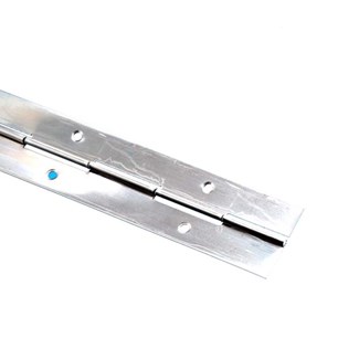 Pianoscharnieren - vernikkeld - lengte 3500 mm