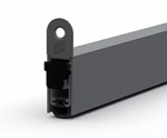 EllenMatic Uni-Proof automatische valdorpel alu. 1028 mm