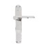 Dauby deurkruk op schild - Pure PH1928 / P40 - wit brons - blind