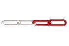 Ivana signaalketting - kunststof - rood/wit - 30m x 6mm