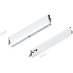 Blum ladezijkant set R+L voor TANDEMBOX Antaro  Hoogte M, incl. afdekkappen  NL: 500 mm  Kleur: Zijdewit
