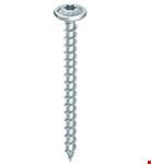 HECO TOPIX-plus tellerkopschroeven - verzinkt - 8x200/100 mm - T40 - deeldraad - 50 st
