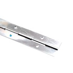 Pianoscharnier vernikkeld - 40x0,7 mm - lengte 3500 mm