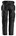 Snickers Workwear 6224 Canvas+ werkbroek met holsterzakken zwart - maat 50