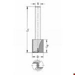 JSO-TR groeffrees HW - 26mm snijlengte 16 totale lgt 70 s8 - 24243-5-26010