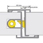 Alprokon prefab deurnaald - inclusief grendels en slotsparing