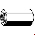 Verbindingsmoer Zeskant 20 X 60 Sw=30Mm -Zn