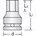GEDORE slagmoerdopsleutel - 3/4" - inbus - 17mm