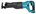 Makita accu reciprozaag - DJR186ZK - 18V - excl. accu en lader - in koffer