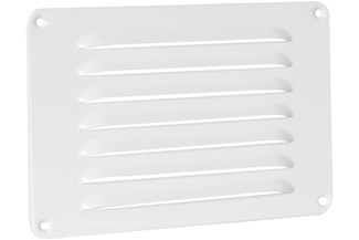 Nedco schoepenrooster alu. 220 x 150 mm wit
